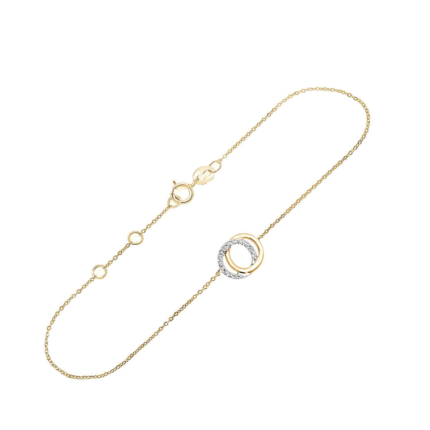 Bracelet Double Anneau 0.005 Carat