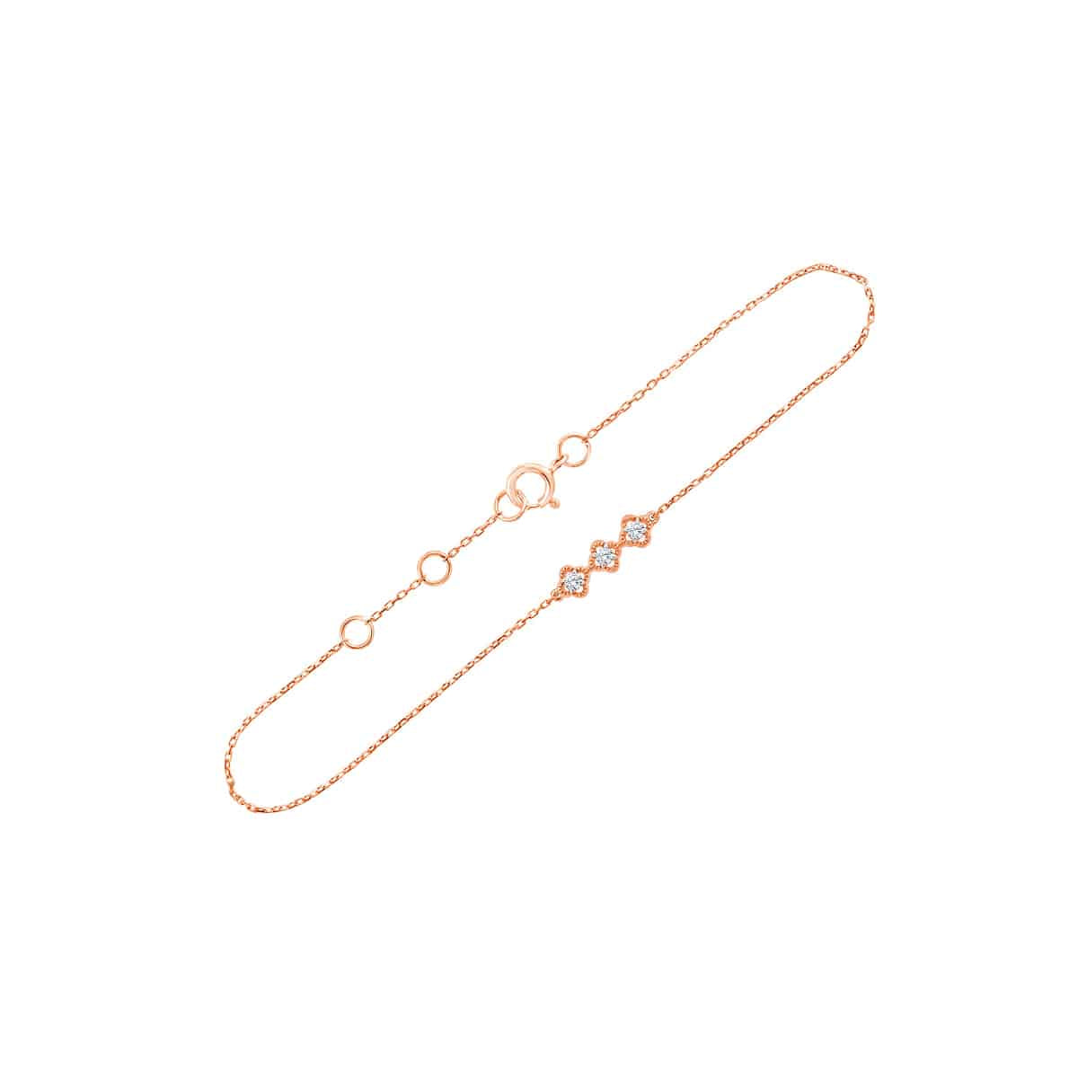 Bracelet 3 Diamants 0.06 Carats