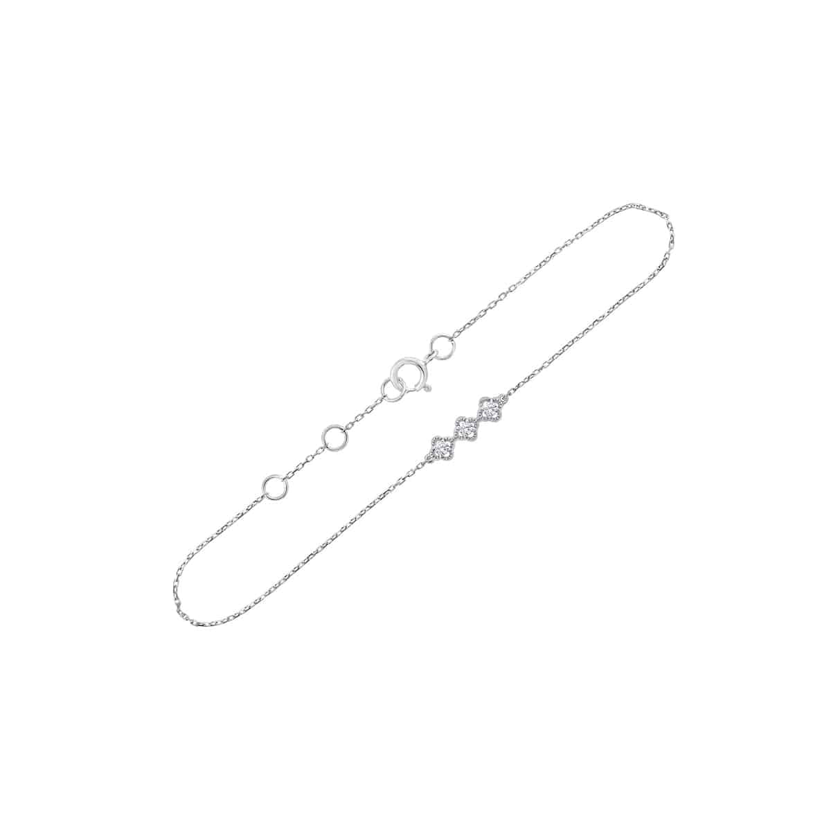 Bracelet 3 Diamants 0.06 Carats