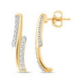 Boucles d'oreilles 2 x 2 Diamants 0.005 Carat