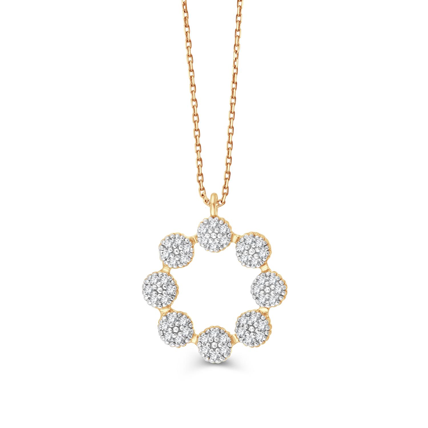 Collier 48 Diamants 0,12 Carats