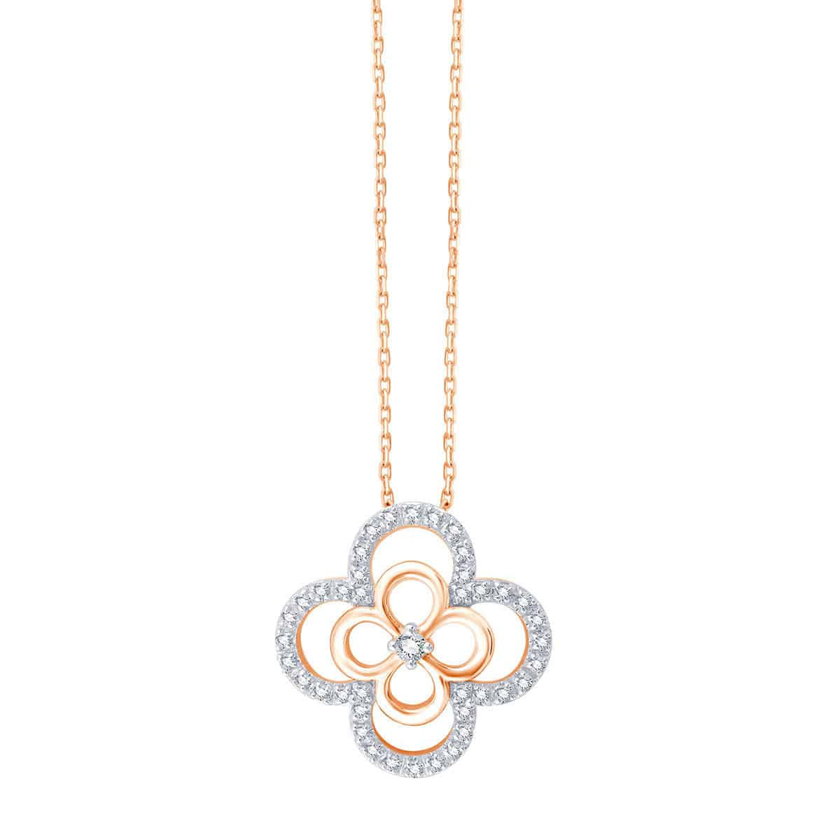 Collier 41 Diamants 0,09 Carats