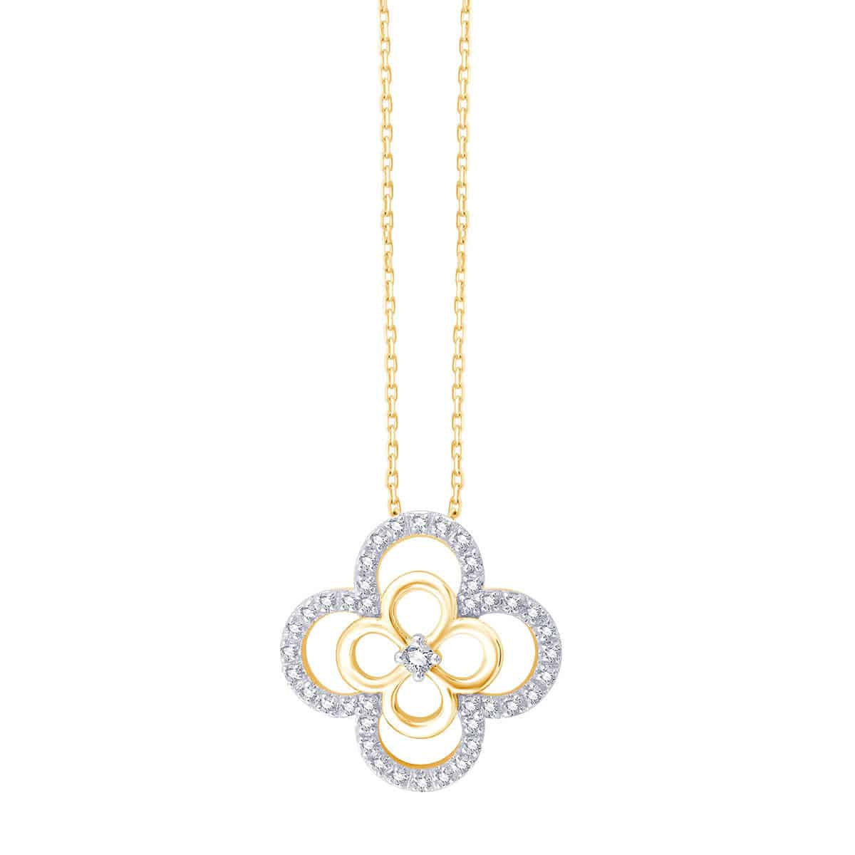 Collier 41 Diamants 0,09 Carats