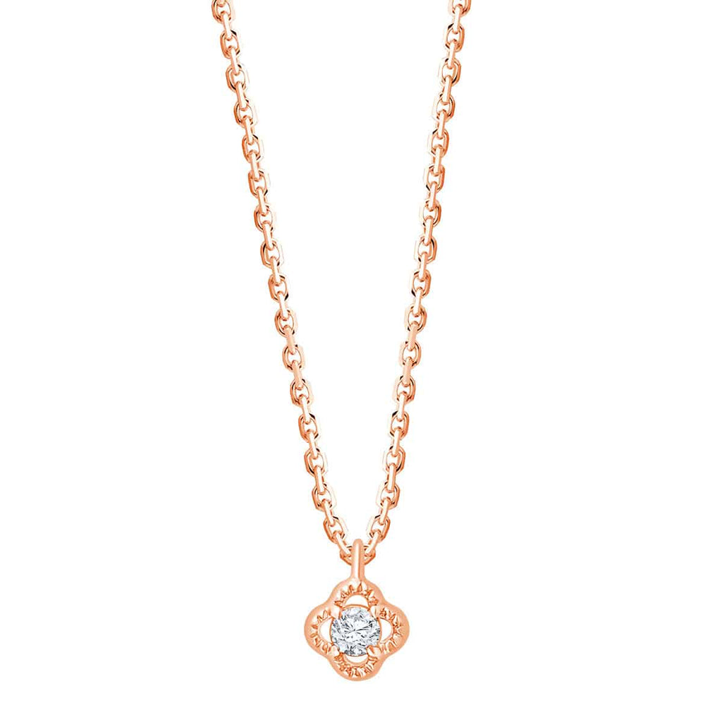 Collier 1 Diamant 0.02 Carats