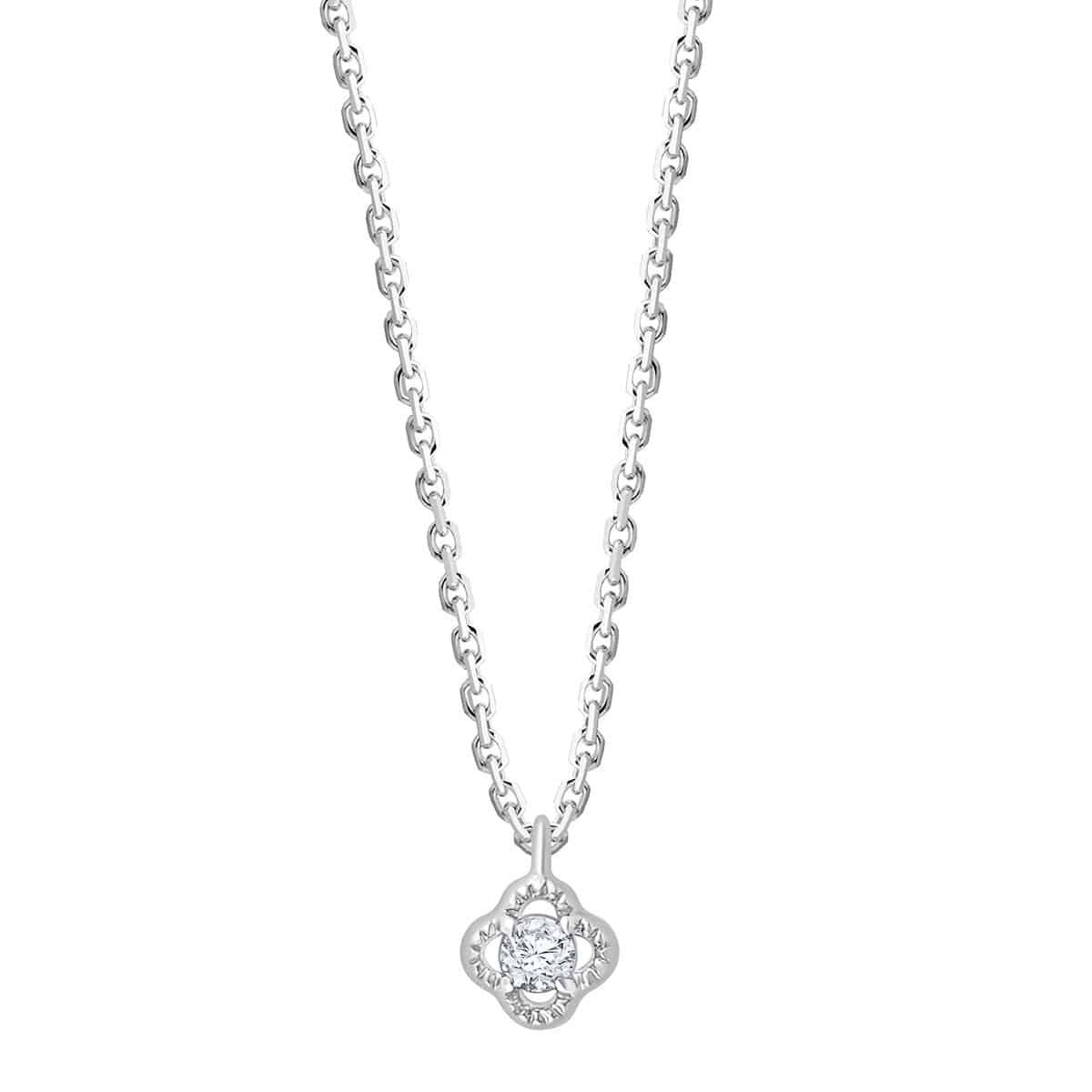 Collier 1 Diamant 0.02 Carats