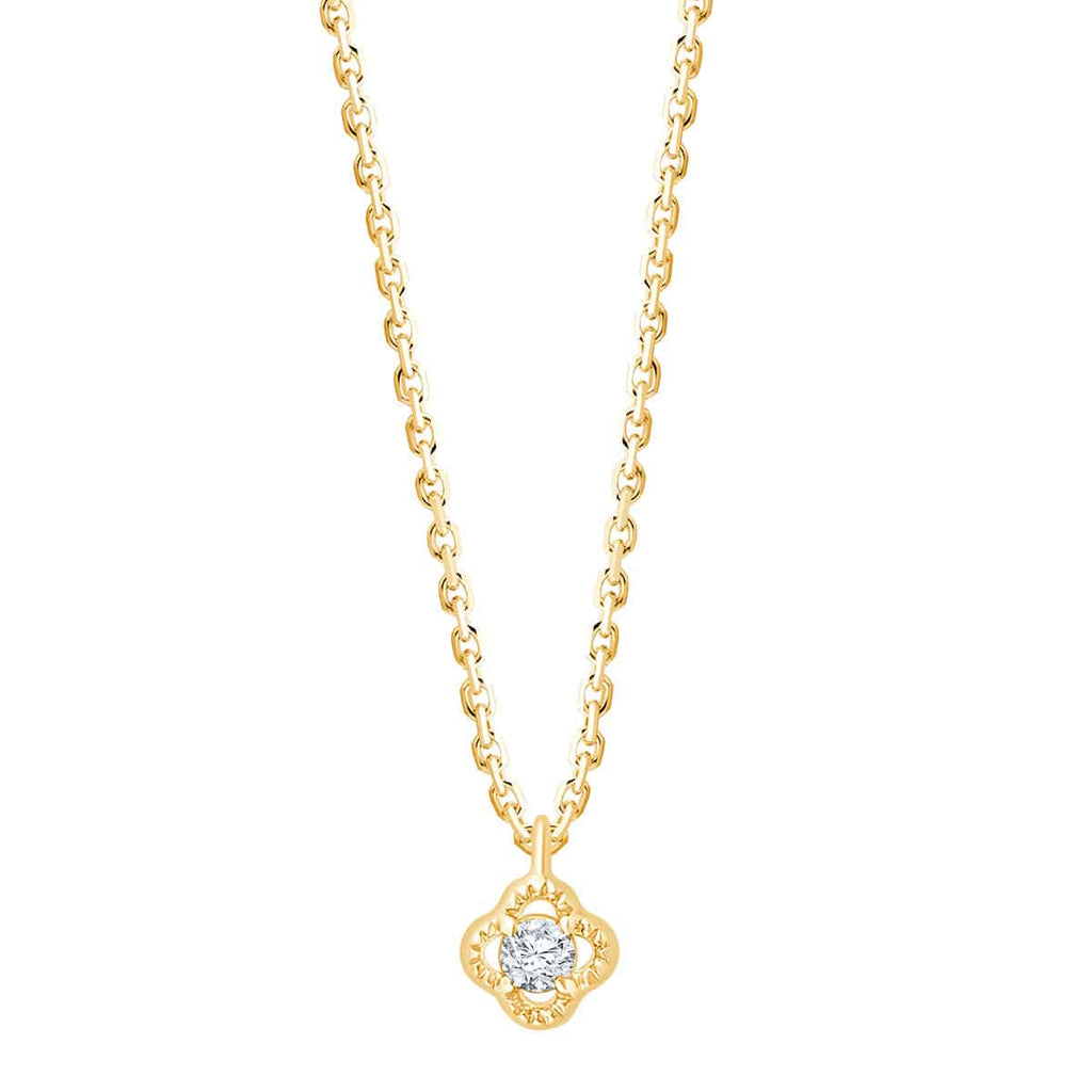 Collier 1 Diamant 0.02 Carats