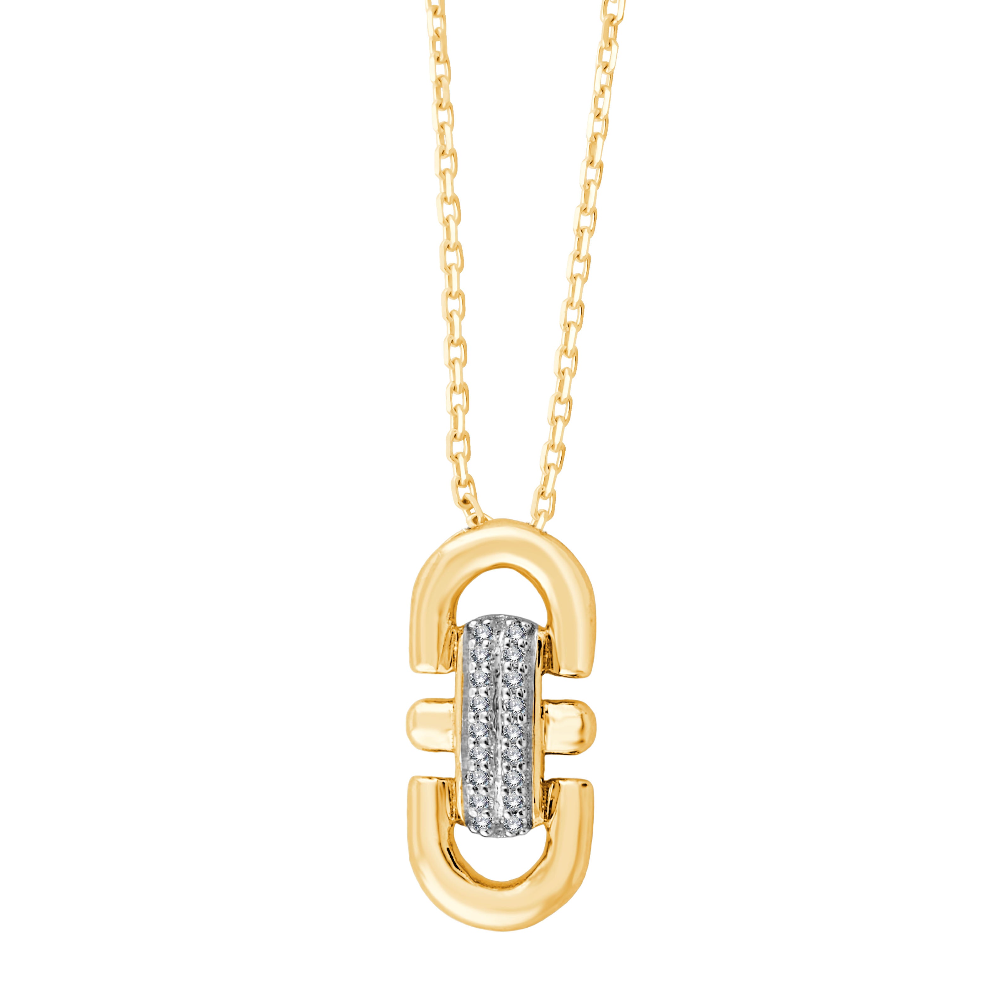 Collier 18 Diamants 0.04 Carat