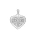 Pendentif cœur 132 Diamants 0.35 cts