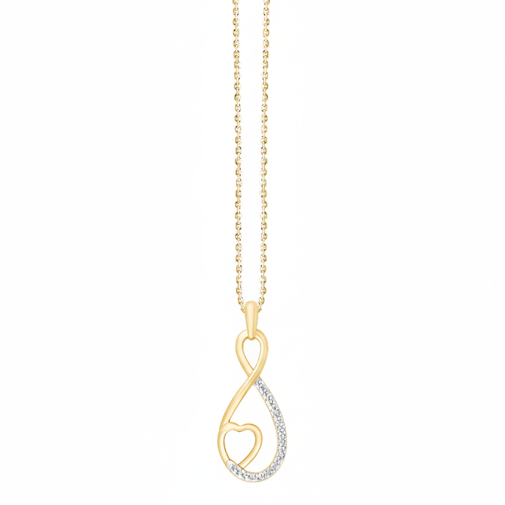 Collier 2 Diamants 0,004 Carat