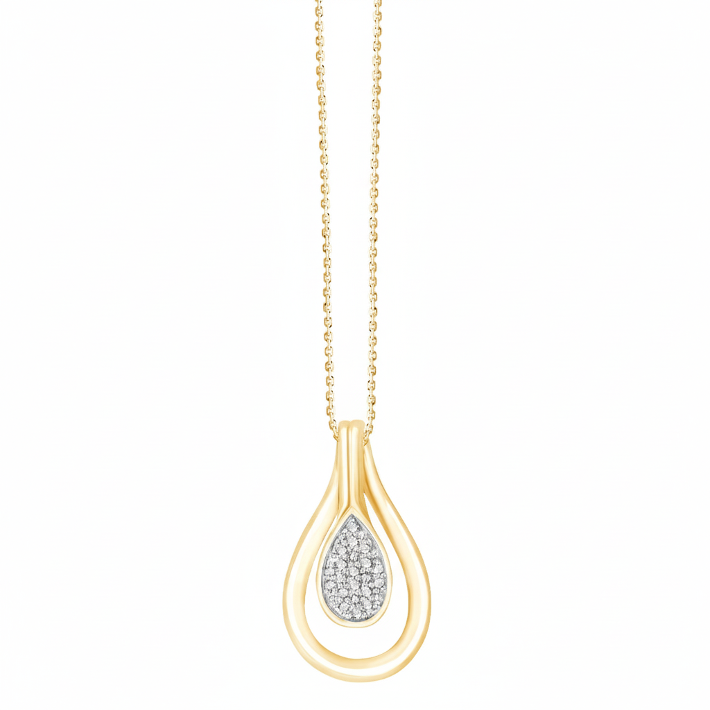 Collier 17 Diamants 0.04 Carat